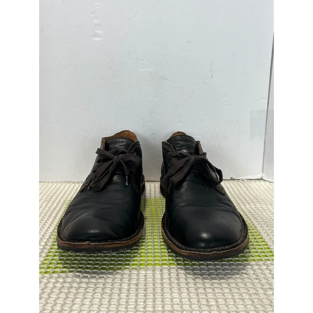John Varvatos Star USA Men's Sz 11.5 Black Leather Chukka Boots F504B1B62204